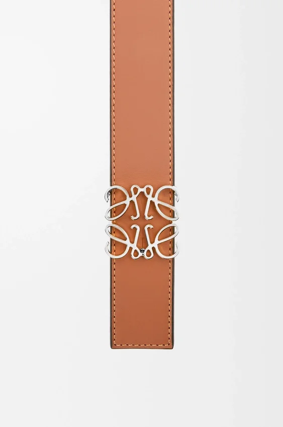 Omkeerbare Anagram-riem van glad kalfsleer Omkeerbare Anagram-riem van glad kalfsleer