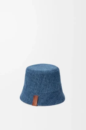 Omkeerbare buckethoed van denim