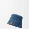 Omkeerbare buckethoed van denim Omkeerbare buckethoed van denim