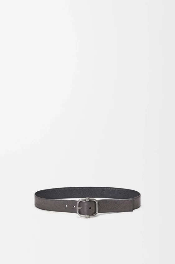 Omkeerbare riem met Loop van soepel generfd kalfsleer Omkeerbare riem met Loop van soepel generfd kalfsleer