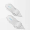 Origami-pumps met open achterkant van lamsleer