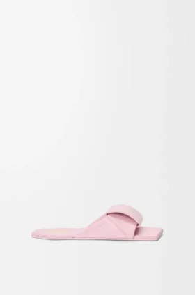 Origami-slipper van lamsleer