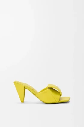 Origami-slipper van lamsleer