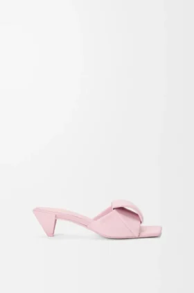 Origami-slipper van lamsleer