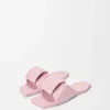 Origami-slipper van lamsleer Origami-slipper van lamsleer