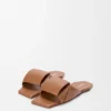 Origami-slipper van lamsleer Origami-slipper van lamsleer