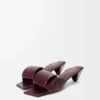 Origami-slipper van lamsleer Origami-slipper van lamsleer