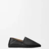 Origami-slipper van zacht kalfsleer