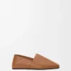 Origami-slipper van zacht kalfsleer