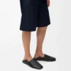 Origami-slipper van zacht kalfsleer