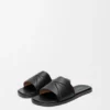 Origami-slipper van zacht kalfsleer