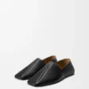 Origami-slipper van zacht kalfsleer