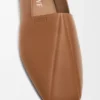 Origami-slipper van zacht kalfsleer