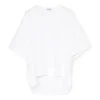 Os T-shirt met korte mouwen, effen wit S540333Xat-2100