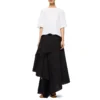 Os T-shirt met korte mouwen, effen wit S540333Xat-2100