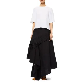 Os T-shirt met korte mouwen, effen wit S540333Xat-2100