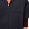 Overhemd met korte mouwen van wol