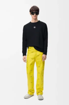 Overhemd met lange mouwen in oversized pasvorm van katoen
