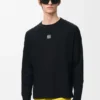 Overhemd met lange mouwen in oversized pasvorm van katoen Overhemd met lange mouwen in oversized pasvorm van katoen