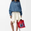 Overhemd met riem in denim Overhemd met riem in denim