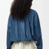 Overhemd met riem in denim Overhemd met riem in denim