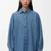 Overhemd van denim Overhemd van denim