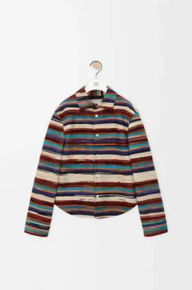 Overhemd van nubuck lamsleer