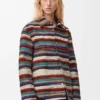 Overhemd van nubuck lamsleer