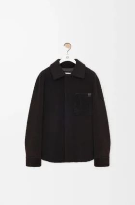 Overshirt van schapenvacht