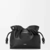 Panta Medium Flamenco-clutch van glanzend kalfsleer Panta Medium Flamenco-clutch van glanzend kalfsleer