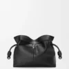Panta Medium Flamenco-clutch van glanzend kalfsleer Panta Medium Flamenco-clutch van glanzend kalfsleer