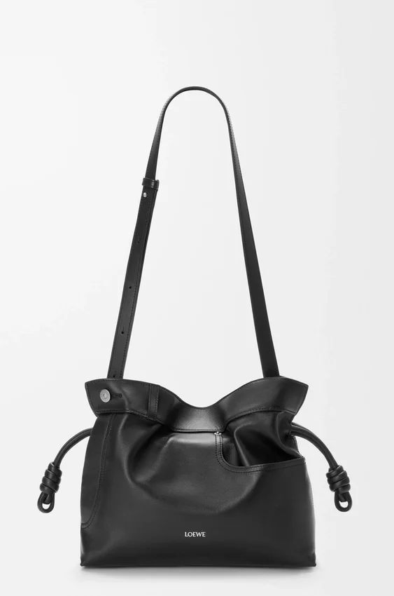 Panta Medium Flamenco-clutch van glanzend kalfsleer Panta Medium Flamenco-clutch van glanzend kalfsleer