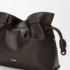 Panta Medium Flamenco-clutch van glanzend kalfsleer Panta Medium Flamenco-clutch van glanzend kalfsleer