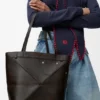 Panta Medium Puzzle Fold Tote bag in glanzendes Kalbsleder Panta Medium Puzzle Fold Tote bag in glanzendes Kalbsleder