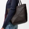 Panta Medium Puzzle Fold Tote bag in glanzendes Kalbsleder Panta Medium Puzzle Fold Tote bag in glanzendes Kalbsleder