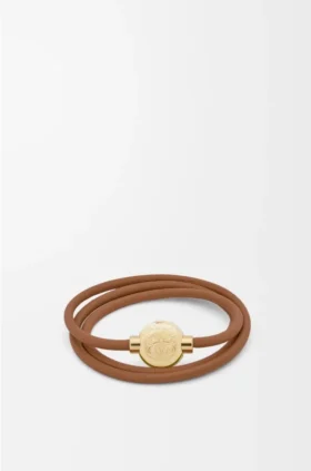 Pebble-armband van kalfsleer