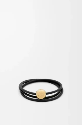 Pebble-armband van kalfsleer