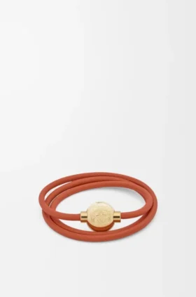 Pebble-armband van kalfsleer
