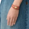 Pebble-armband van kalfsleer Pebble-armband van kalfsleer