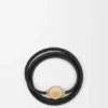 Pebble-armband van kalfsleer Pebble-armband van kalfsleer