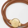 Pebble-armband van kalfsleer Pebble-armband van kalfsleer