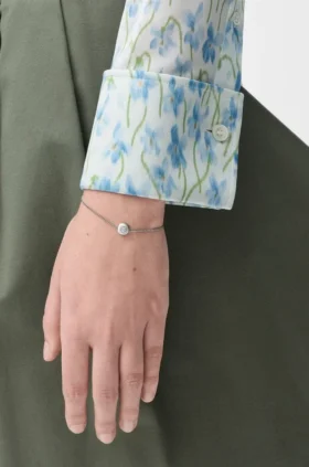 Pebble-armband van sterlingzilver