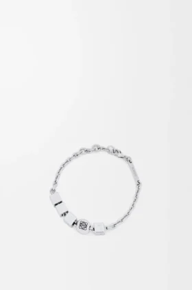 Pebble Cube-armband van sterlingzilver