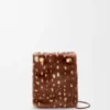 Pebble-etui van bedrukt schapenvacht Pebble-etui van bedrukt schapenvacht