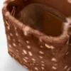 Pebble-etui van bedrukt schapenvacht Pebble-etui van bedrukt schapenvacht