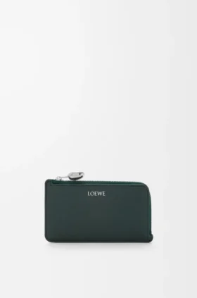 Pebble-portemonnee voor munten van kalfsleer met Pebble-nerf