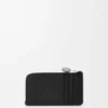 Pebble-portemonnee voor munten van kalfsleer met Pebble-nerf