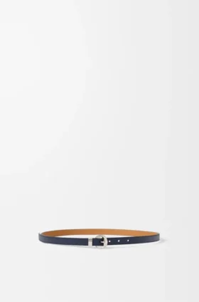 Pebble-riem van glad kalfsleer