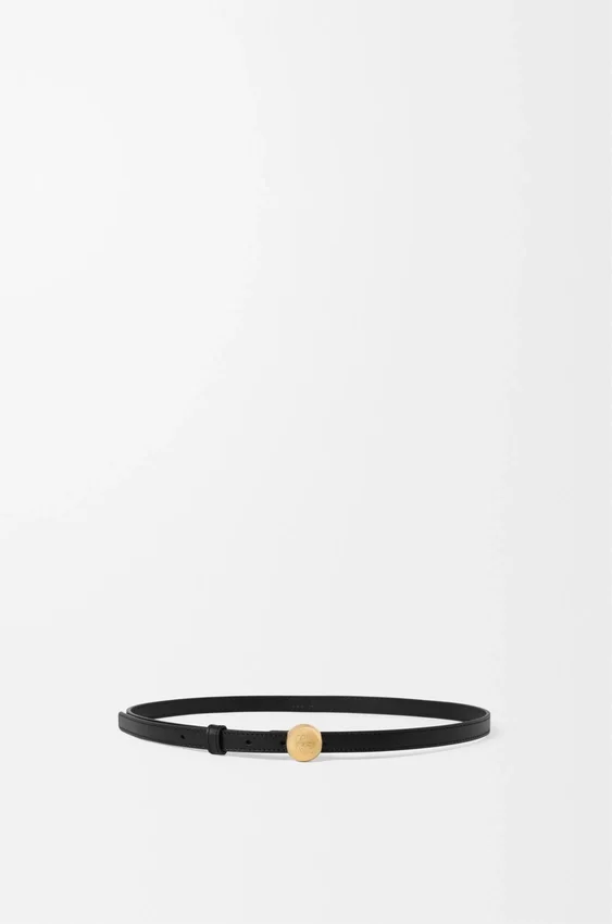 Pebble-riem van glad kalfsleer Pebble-riem van glad kalfsleer
