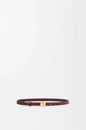 Pebble-riem van glad kalfsleer